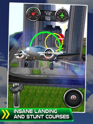 Plane Flying Parking Simulator - 3D Airplane Car Flight Alert Driving & Sim Racing! Image