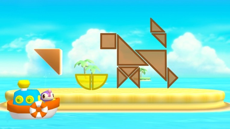 Shapes Builder - Educational tangram puzzle game for preschool children by Play Toddlers (Free Version) screenshot