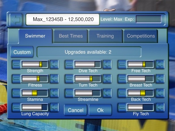 SwimChamp screenshot