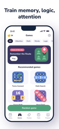 BrainSpot: Brain Test Games screenshot