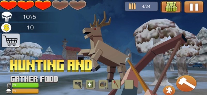 Cube zombie survival screenshot