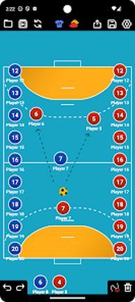 Coach Tactic Board: Handball screenshot