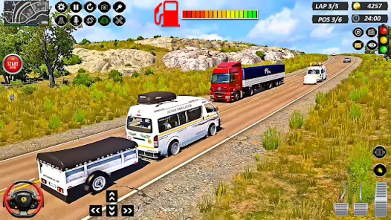 Van Taxi Games Offroad Driving screenshot