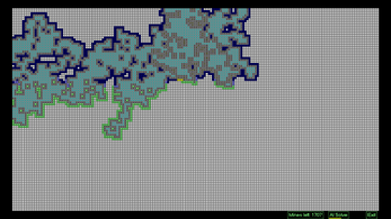 Minesweeper AI screenshot