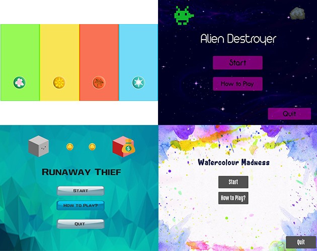 Games like Vanessa Pardo: The Four Seasons, Alien Destroyer, Runaway Thief, Watercolour Madness