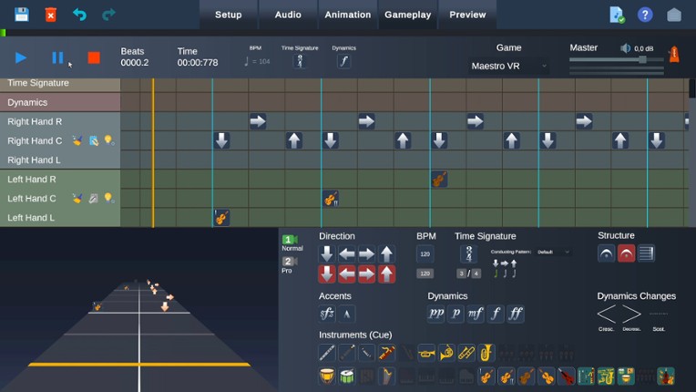 Maestro Level Editor screenshot