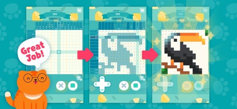 Meow Tower - Nonogram Puzzle Image