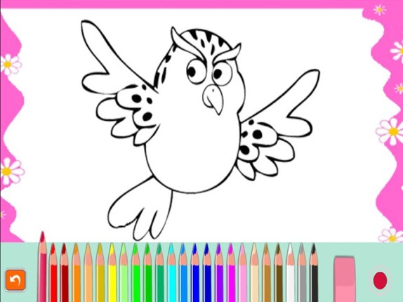 Preschool Halloween Coloring page screenshot