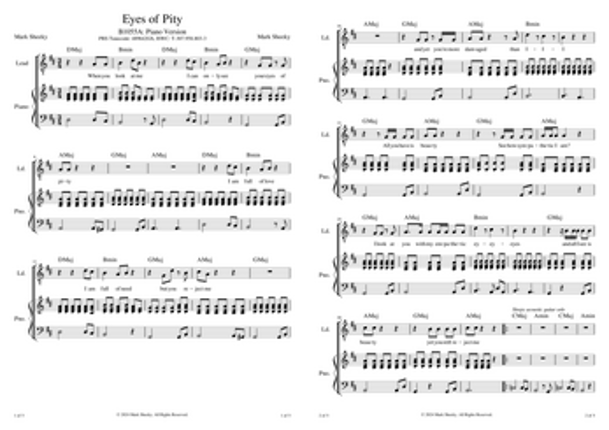 Sheet Music & Lyrics: Secret Electric Sorcery screenshot