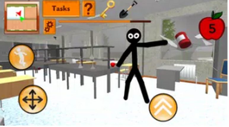 Stickman Teacher. Neighbor School Escape 3 screenshot