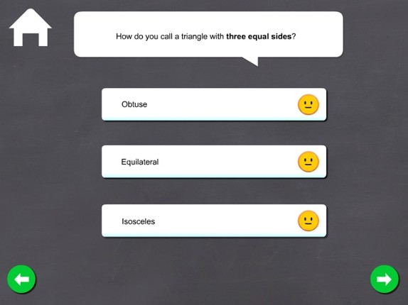 Triangles - Math games screenshot