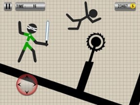 Warrior Stickman Fighting Hero Image