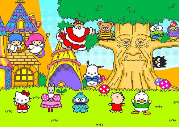 Ai to Yume no Kuni Sanrio Puroland Asobinagara Oboeyou! Hiragana Katakana Image