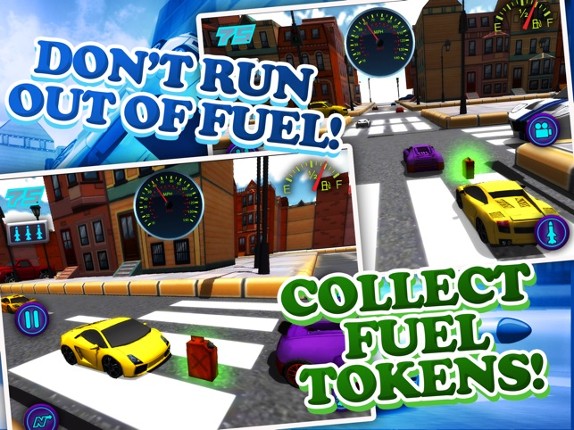 Cartoon Car 3D Real Extreme Traffic Racing Rivals Simulator Game screenshot