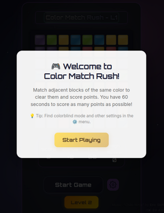 Color Match Rush - Full Game Image