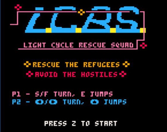 Light Cycle Rescue Squad Game Cover