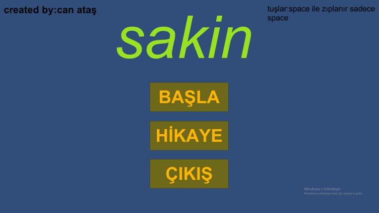 SAKİN Game Cover