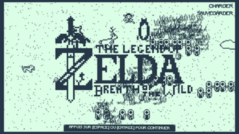 Zelda BOTW DEMAKE 1BIT screenshot