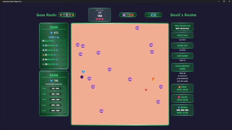 Gem Rush Devil's Realm screenshot