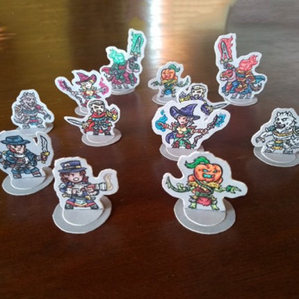 Halloween Paper Miniatures Set screenshot