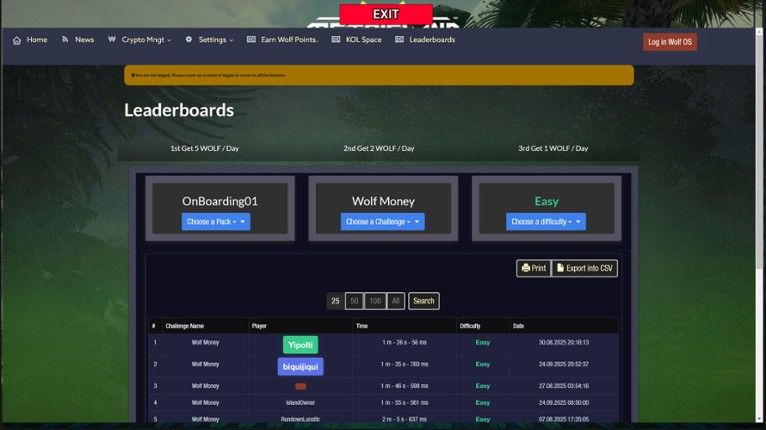 Metaisland screenshot