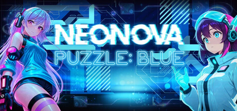 NEONOVA Puzzle: Blue Image