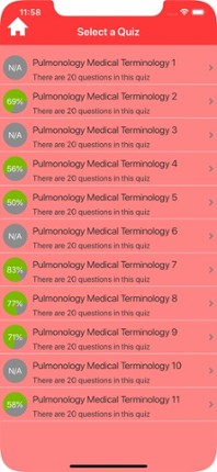 Pulmonology Medical Terms Quiz Image