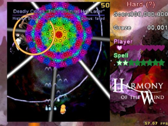 Rose Bullet Curtain screenshot