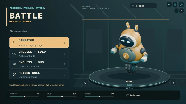 BATTLE: PARTS & POWER screenshot