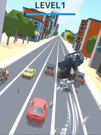 Car Chase 3D Image