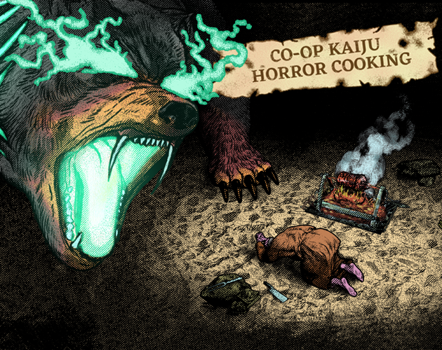 Games like Co-op Kaiju Horror Cooking