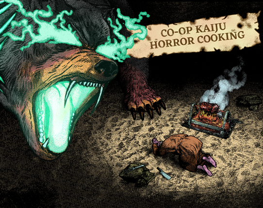 Co-op Kaiju Horror Cooking Image