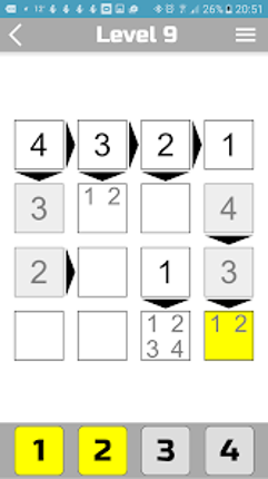 Futoshiki screenshot