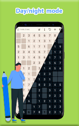 19 numbers. Math puzzle screenshot