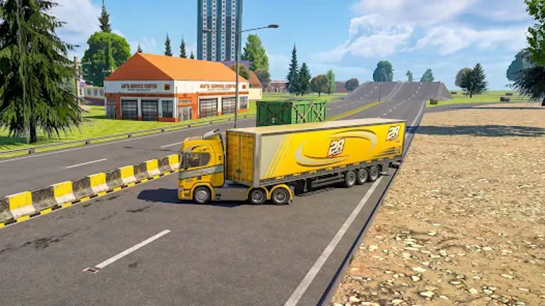 Euro Truck Drive Cargo Sim screenshot