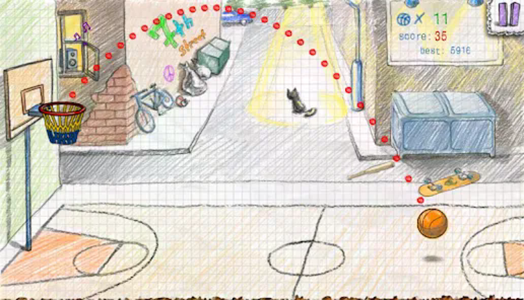 Doodle Basketball 2 screenshot