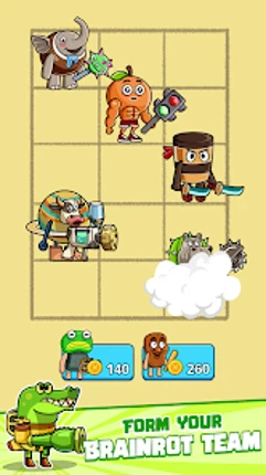 Brainrod Merge Battle screenshot