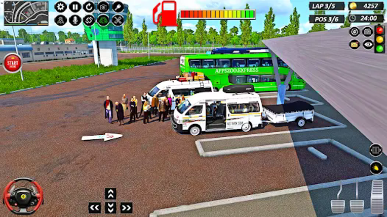 Van Taxi Games Offroad Driving screenshot