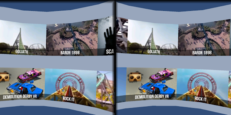 VR Thrills Roller Coaster Game Image