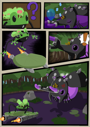 Frog And Oil Shoot Em Up Image