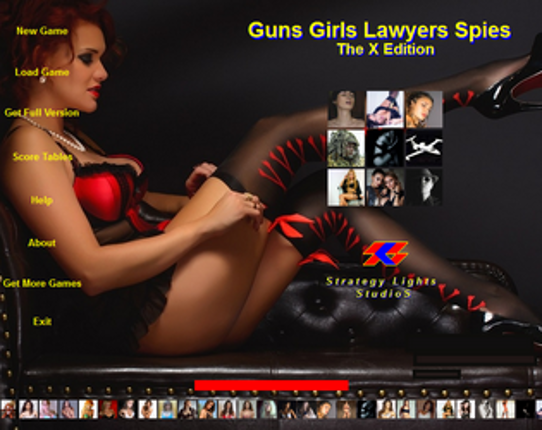 Guns Girls Lawers Spies - X Edition Game Cover