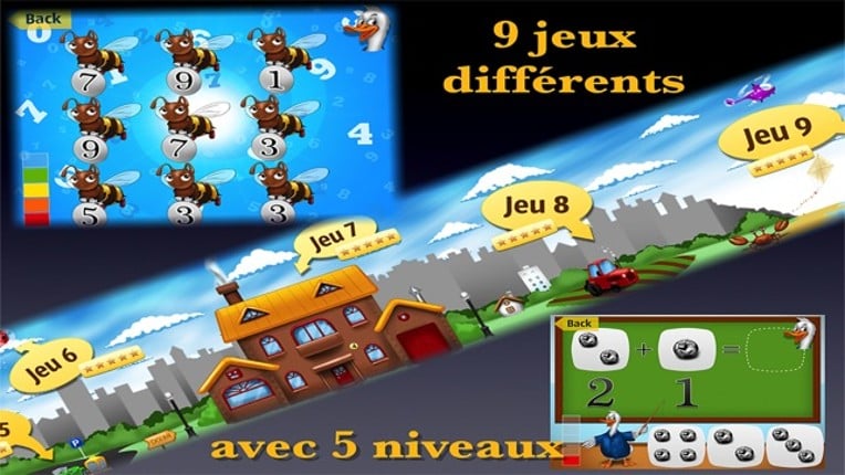 Jeux préscolaires: les chiffres &amp; premiers calculs screenshot