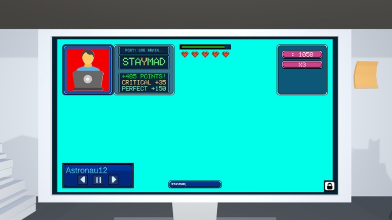Keyboard Warrior Simulator screenshot