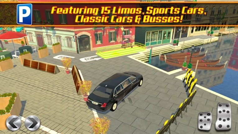 Limo Driving School a Valet Driver License Test Parking Simulator Image