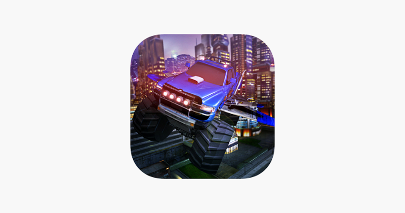 Monster Truck Pilot Flying car Game Cover