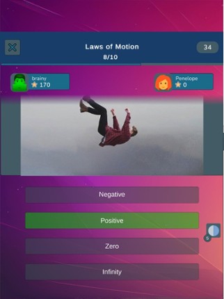 Physics Knowledge Quiz screenshot