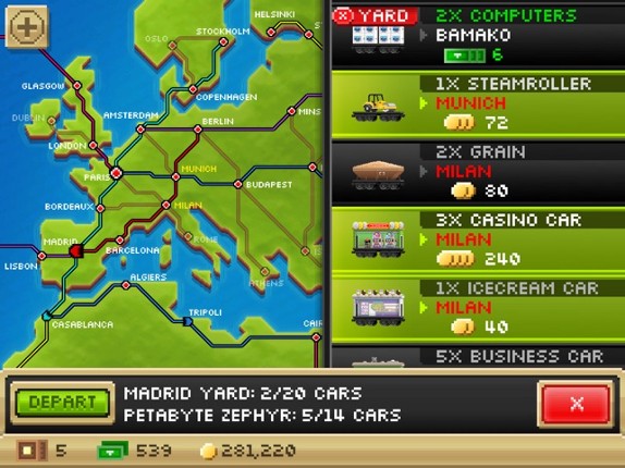 Pocket Trains: Railroad Tycoon screenshot
