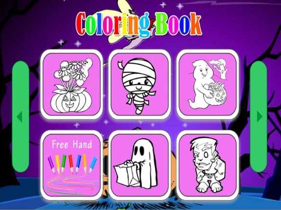 Preschool Halloween Coloring page Image
