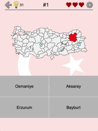 Provinces of Turkey - Quiz screenshot