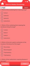 Pulmonology Medical Terms Quiz Image